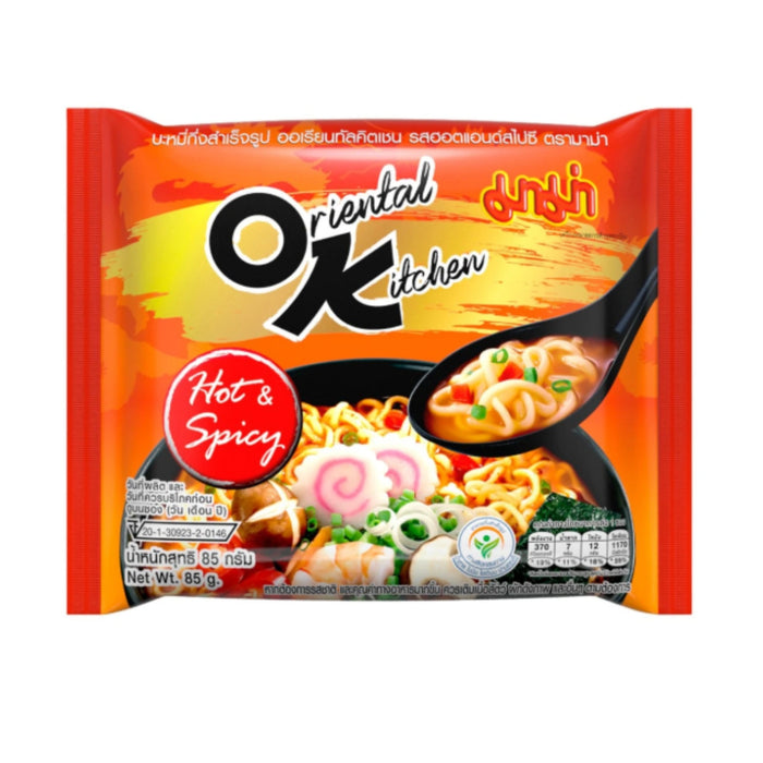MAMA OK HOT & SPICY NOODLE 85G
