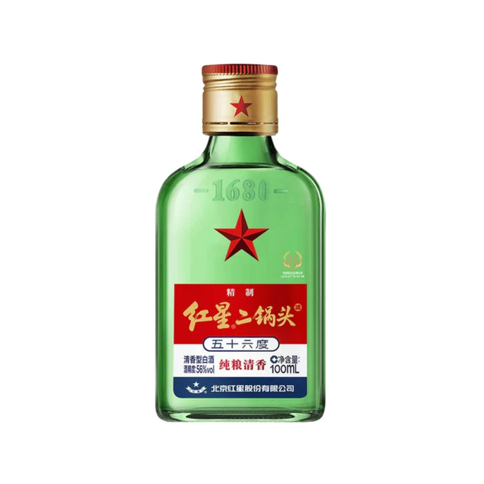 红星二锅头高粱酒 56% - 100ML 