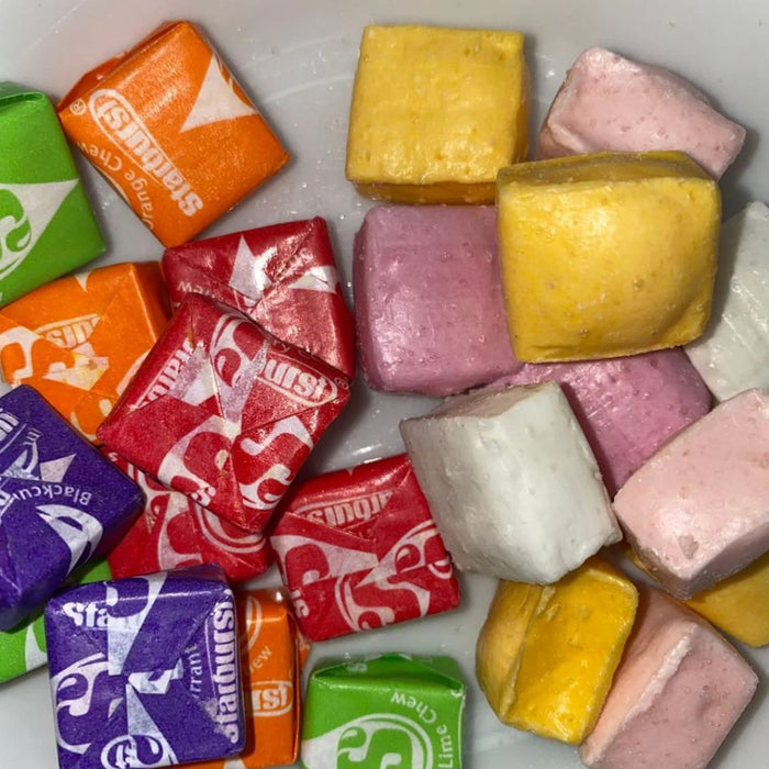 STARBURST FRUIT CHEWS FREEZE DRIED 55G
