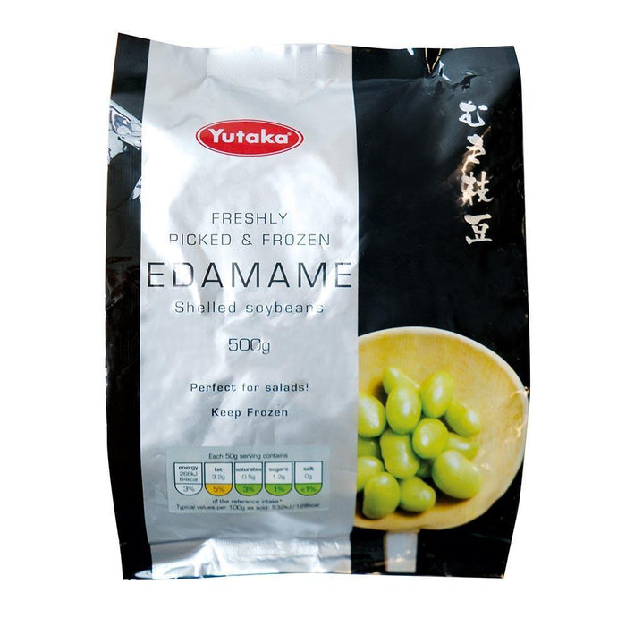 YUTAKA SHELLED EDAMAME SOYBEANS 500G