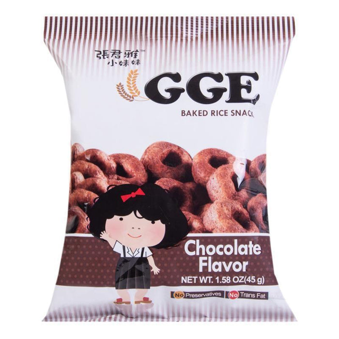 GGE 巧克力焗米零食 45G 张君雅甜甜圈巧克力