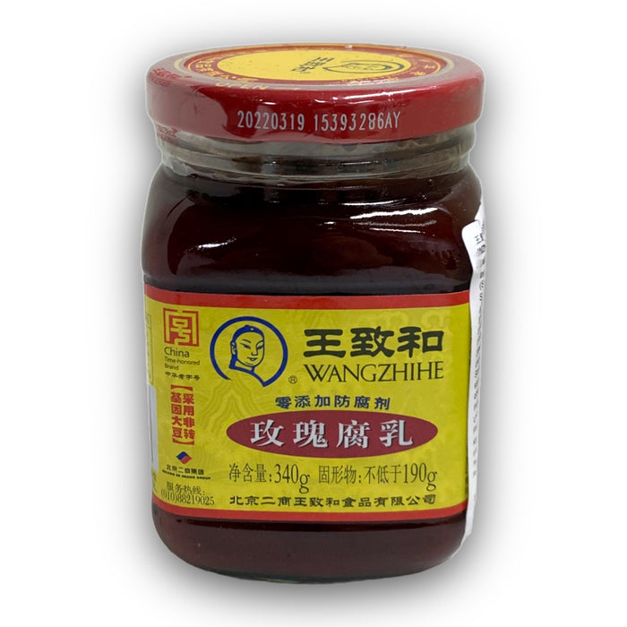 WANGZHIHE ROSE BEANCURD 250G 王致和玫瑰腐乳