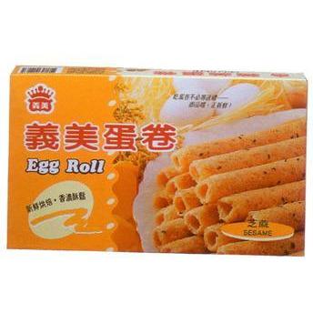 I MEI EGG ROLL SESAME 義美芝麻蛋捲