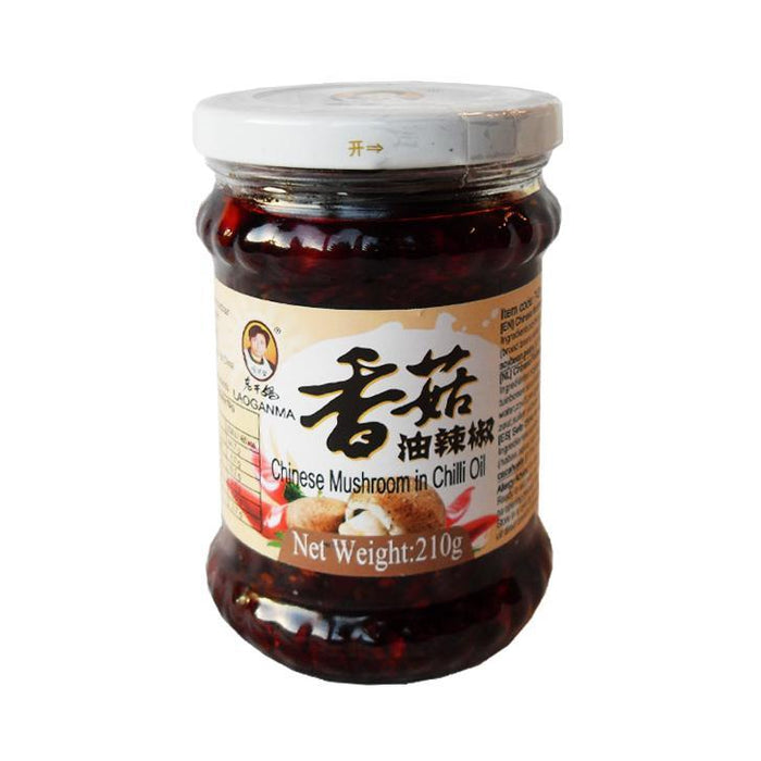 LAOGANMA CHINESE MUSHROOMS IN CHILLI OIL 210G