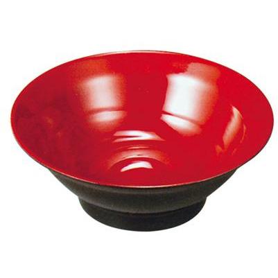 RED & BLACK RAMEN BOWL 203X83MM 日式拉麵湯碗