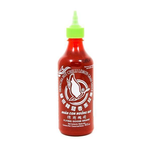 FLYING GOOSE SRIRACHA LEMONGRASS CHILLI SAUCE 455ML 飞鹅商标是拉差柠檬草香甜辣椒酱