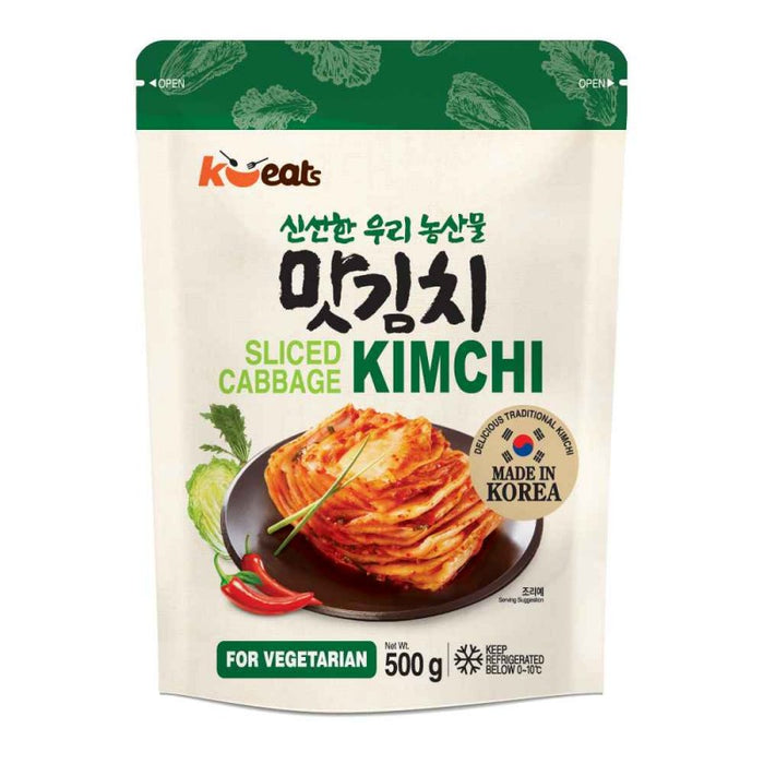K EATS SLICED CABBAGE KIMCHI (VEGETARIAN) 500G