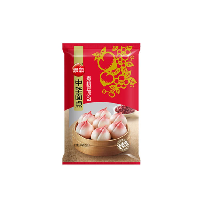 SYNEAR PEACH SHAPE RED BEAN BUN 360G