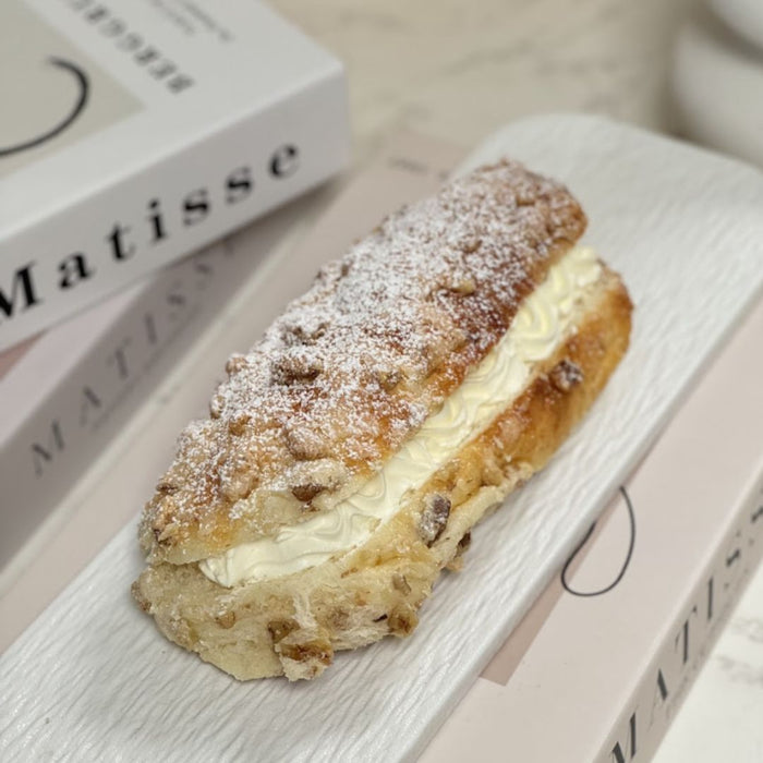 CHINA COURT WALNUT BRIOCHE CREAM BUN 110G (Dispatched Tues - Thurs)