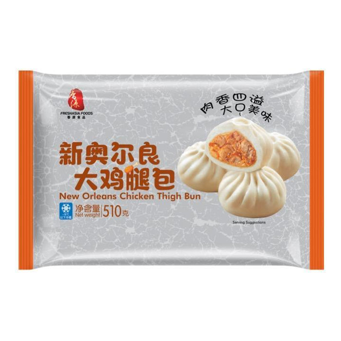 FRESH ASIA NEW ORLEANS CHICKEN THIGH BUN 510G 香源新奥尔良大鸡腿包