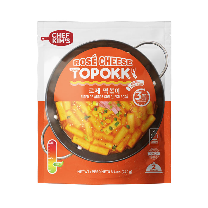 CHEF KIM'S ROSE CHEESE TOPOKKI 240G
