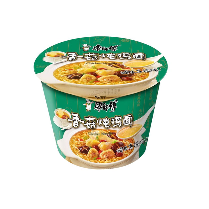 MASTER KONG CHICKEN MUSHROOM BOWL 105G 康师傅即食面桶面 香菇炖鸡味