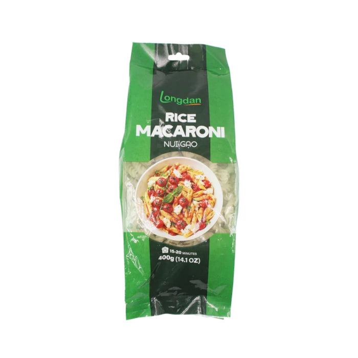 LONGDAN SPIRAL RICE MACARONI PASTA 400G