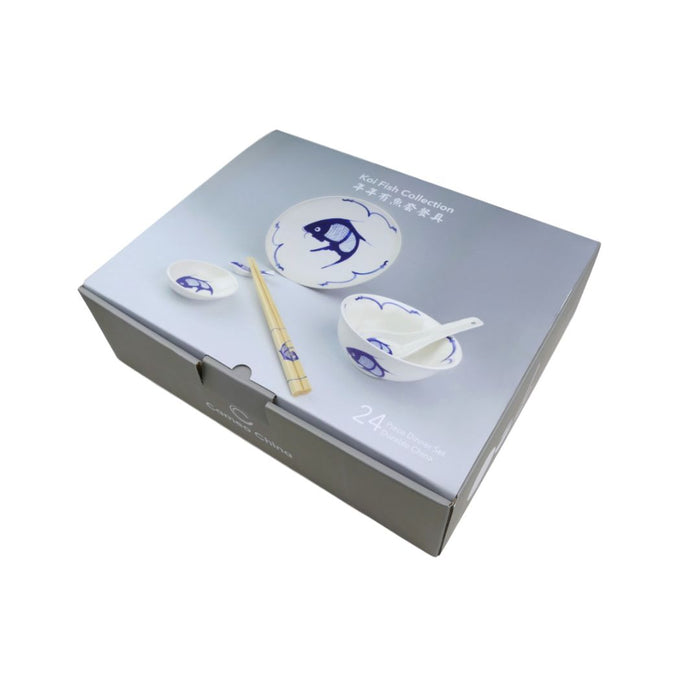 CAMEO KOI FISH 24 PIECE DINNER SET