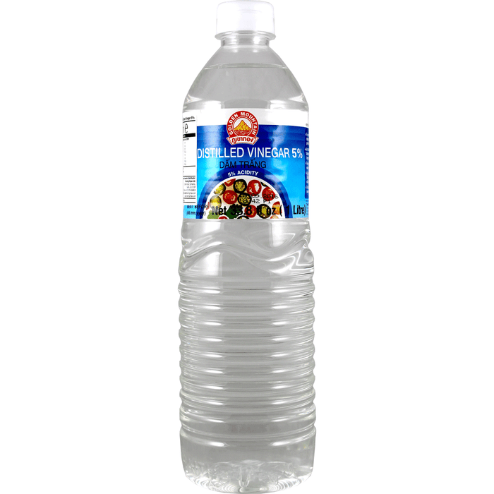 GOLDEN MOUNTAIN DISTILLED VINEGAR PET BOTTLE 1 LITRE 金山蒸餾白醋 1公升