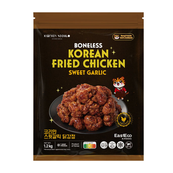 RENGI FOODS BONELESS SWEET GARLIC KOREAN FRIED CHICKEN 1.2KG