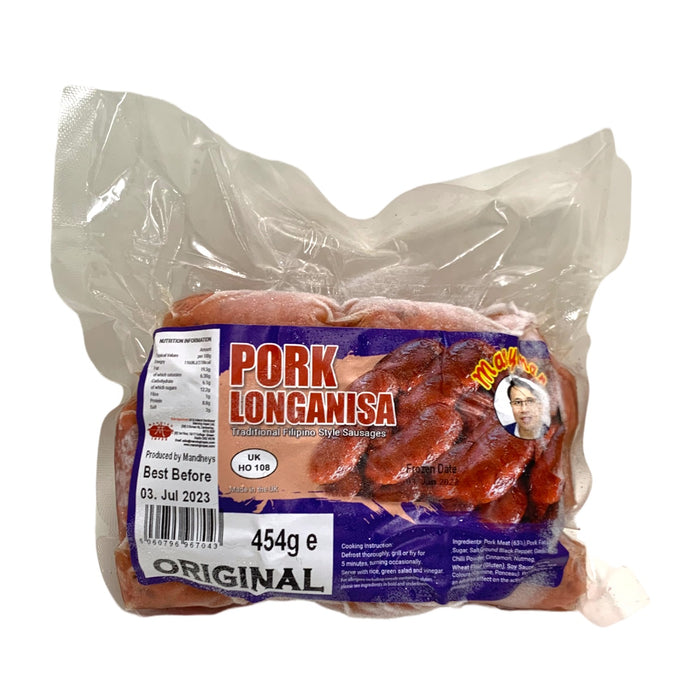 CABALEN'S PORK LONGANISA 454G