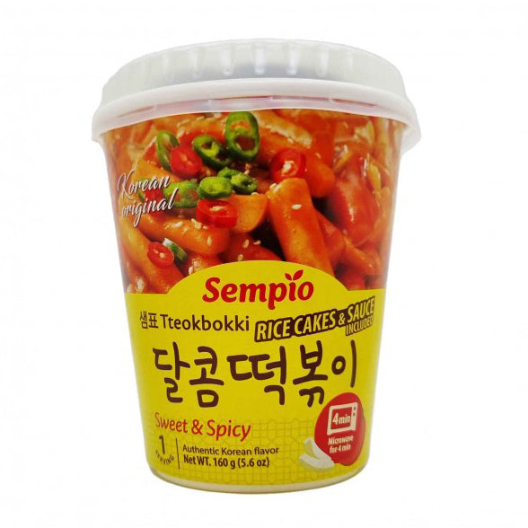 SEMPIO SWEET TOPOKI (RICE CAKE) CUP - 160G