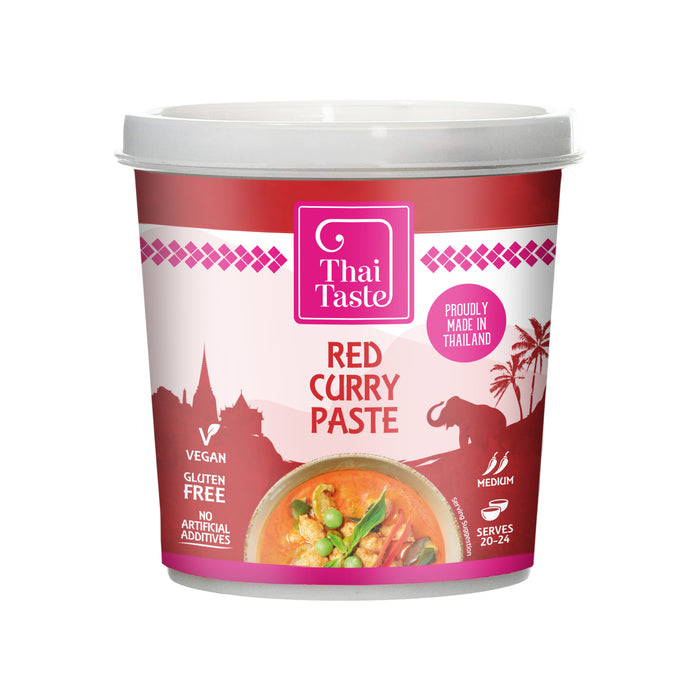THAI TASTE VEGAN RED CURRY PASTE - 400G
