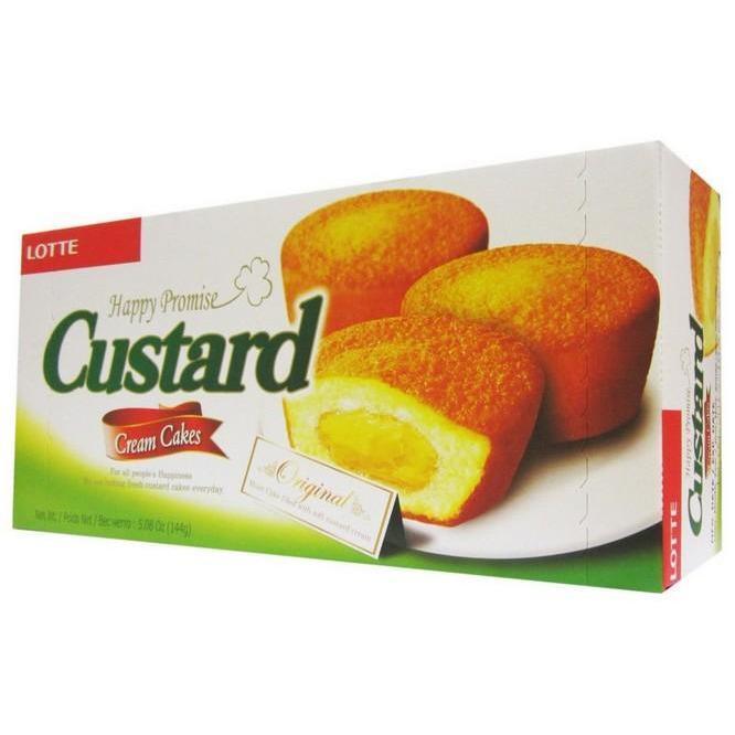 LOTTE CUSTARD PIE 6 PACK 138G