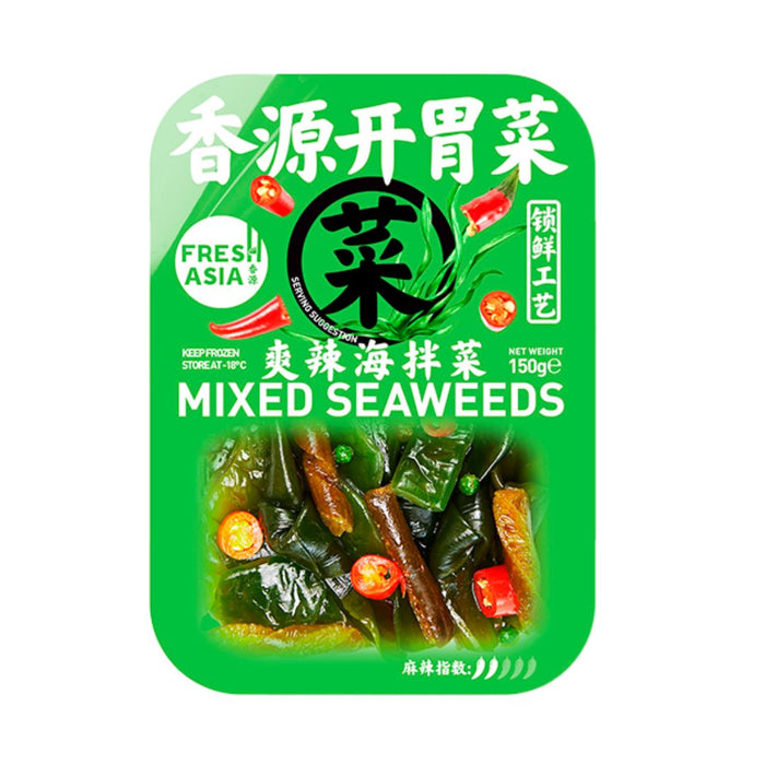 FRESH ASIA MIXED SEAWEEDS 150G 香源爽辣海拌菜