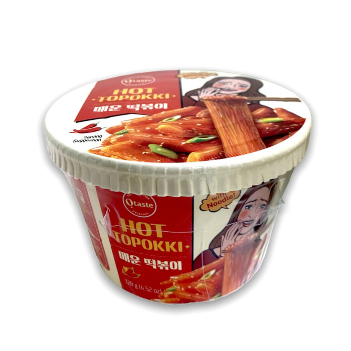TAEKYUNG HOT TOPOKKI WITH NOODLE CUP (SPICY FLAVOUR) - 128G
