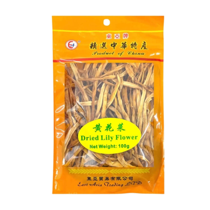 EAST ASIA DRIED LILY FLOWER 100G 東亞金針菜(黄花菜)