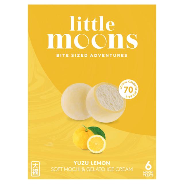 LITTLE MOONS YUZU LEMON ICE CREAM MOCHI 小月亮冰淇淋糯米糍-柚子檸檬