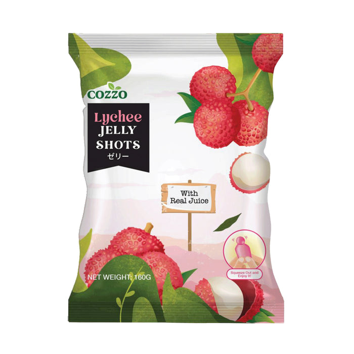 COZZO HALAL 荔枝果冻饮品 - 160G
