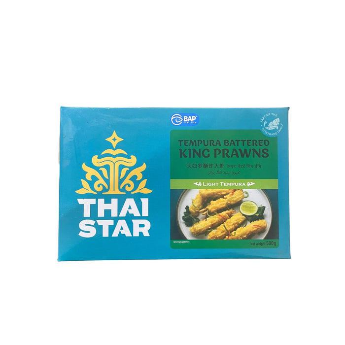 THAI STAR TEMPURA KING PRAWNS 500G
