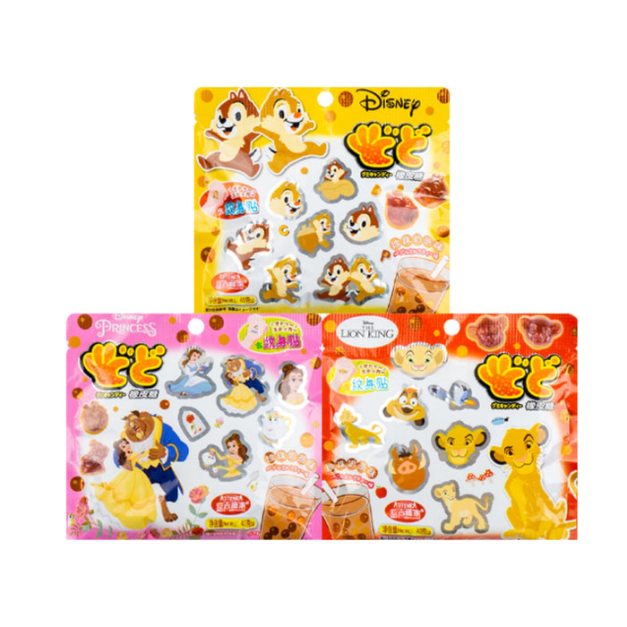 DISNEY MILK TEA GUMMY WITH TATTOOS 40G (RANDOM DESIGN)