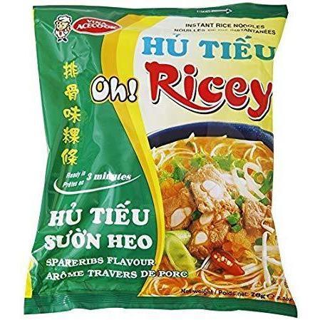 OH RICEY SPARE RIBS RICE NOODLE 70G
