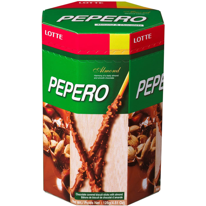 LOTTE BULK ALMOND PEPERO STICKS 32GX4