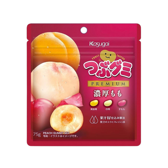 KASUGAI PEACH GUMMY MIX 75G