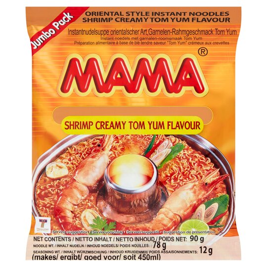 MAMA TOM YUM CREAMY SHRIMP NOODLE JUMBO - 90G