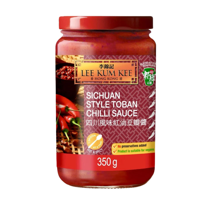 LEE KUM KEE SICHUAN TOBAN CHILLI SAUCE 350G 李錦記四川紅油豆辦醬