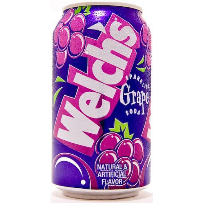 WELCHS SPARKING GRAPE SODA 355ML 威路士汽葡萄疏打 / 威路士有汽提子疏打