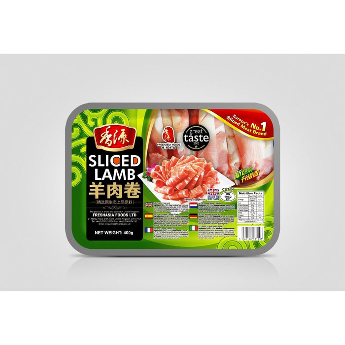 FRESH ASIA LAMB SLICE 400G  香源羊肉卷