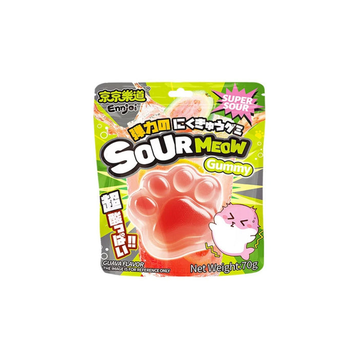 ENNJOI GUAVA SOURMEOW GUMMY CANDY 70G