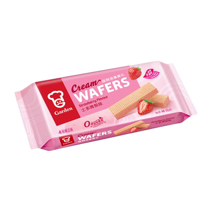 GARDEN STRAWBERRY WAFER 嘉顿士多啤酒梨威化饼 200G 