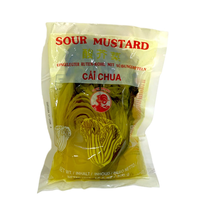 COCK BRAND SOUR MUSTARD - 300G 雄雞牌包裝咸酸菜
