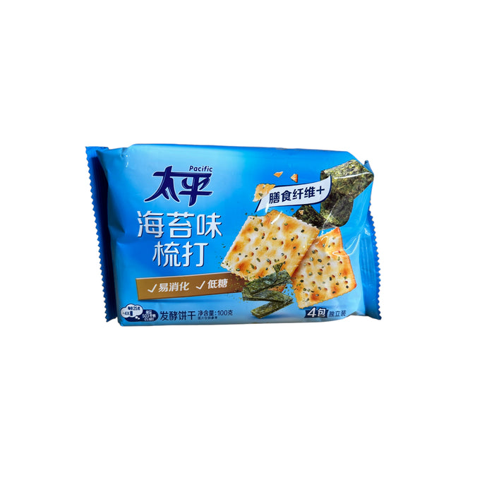 PACIFIC SEAWEED FLAVOUR CRACKERS - 100G