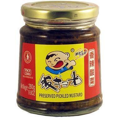 FANSAOGUANG PRESERVED PICKLED MUSTARD 280G 飯掃光香辣酸菜