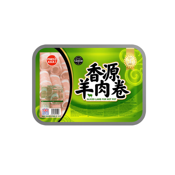 FRESH ASIA LAMB SLICE 800G 香源羊肉卷
