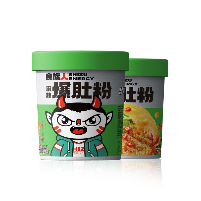 SHI ZU REN SPICY VERMICELLI 150G 食族人麻辣爆肚粉