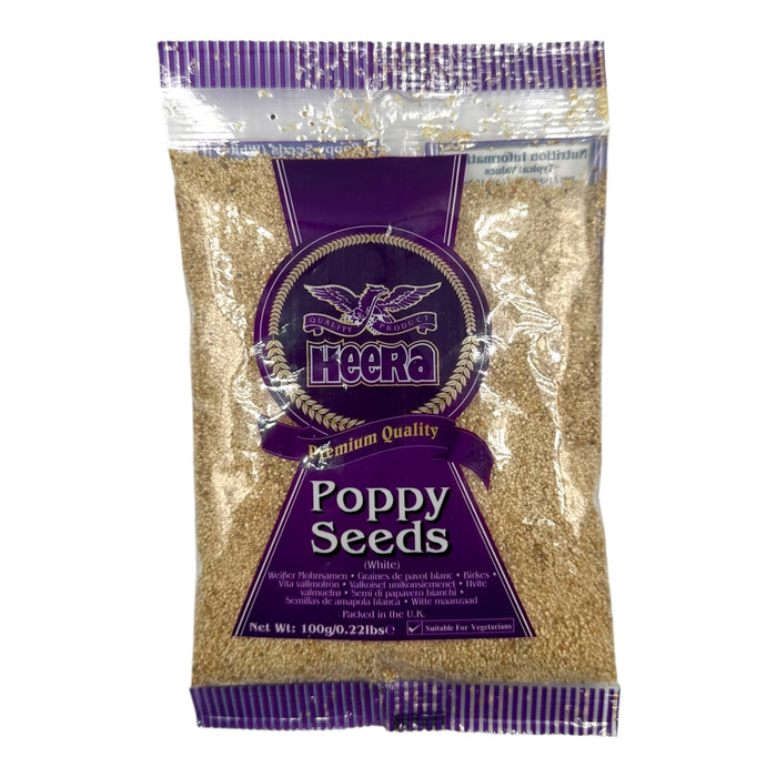 HEERA WHITE POPPY SEEDS - 100G