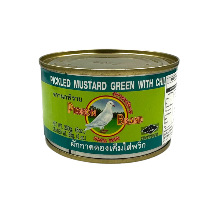 PIGEON PICKLED MUSTARD GREEN WITH CHILLI - 230G