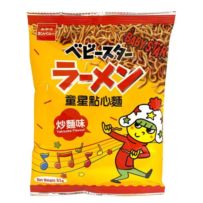 BABY STAR NOODLE SNACK YAKISOBA FLAVOUR - 83G