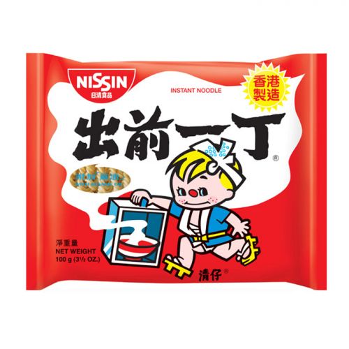 NISSIN SESAME OIL FLAVOUR RAMEN NOODLES HONG KONG  100G 出前一丁麻油味即食麵