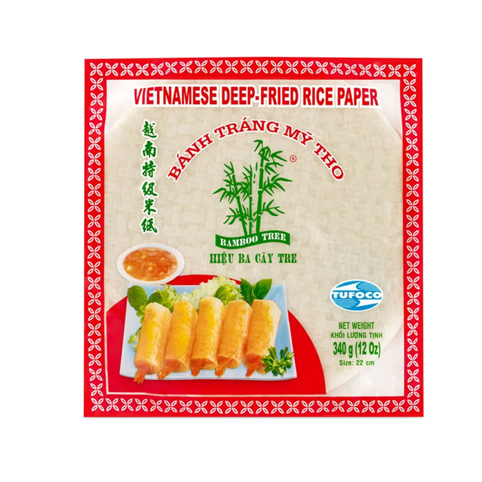 BAMBOO TREE 22CM DEEP FRY RICE PAPER 340G